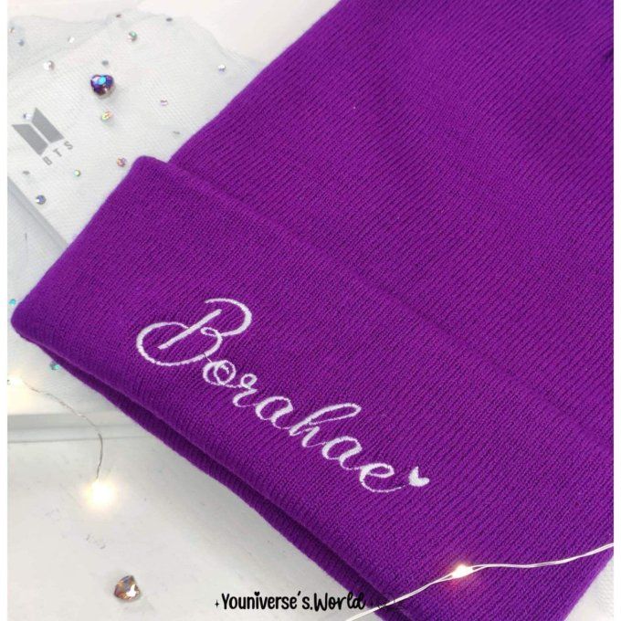 Borahae Purple beanie