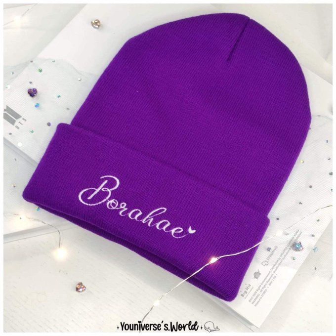 Borahae Purple beanie